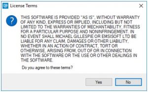 Emsisoft Decryptor - termini di licenza