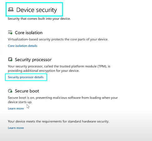 Device Security